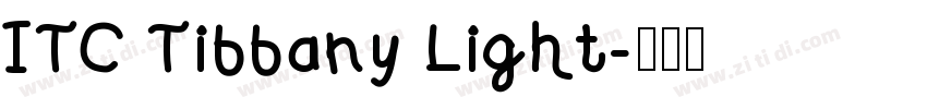 ITC Tiffany Light字体转换